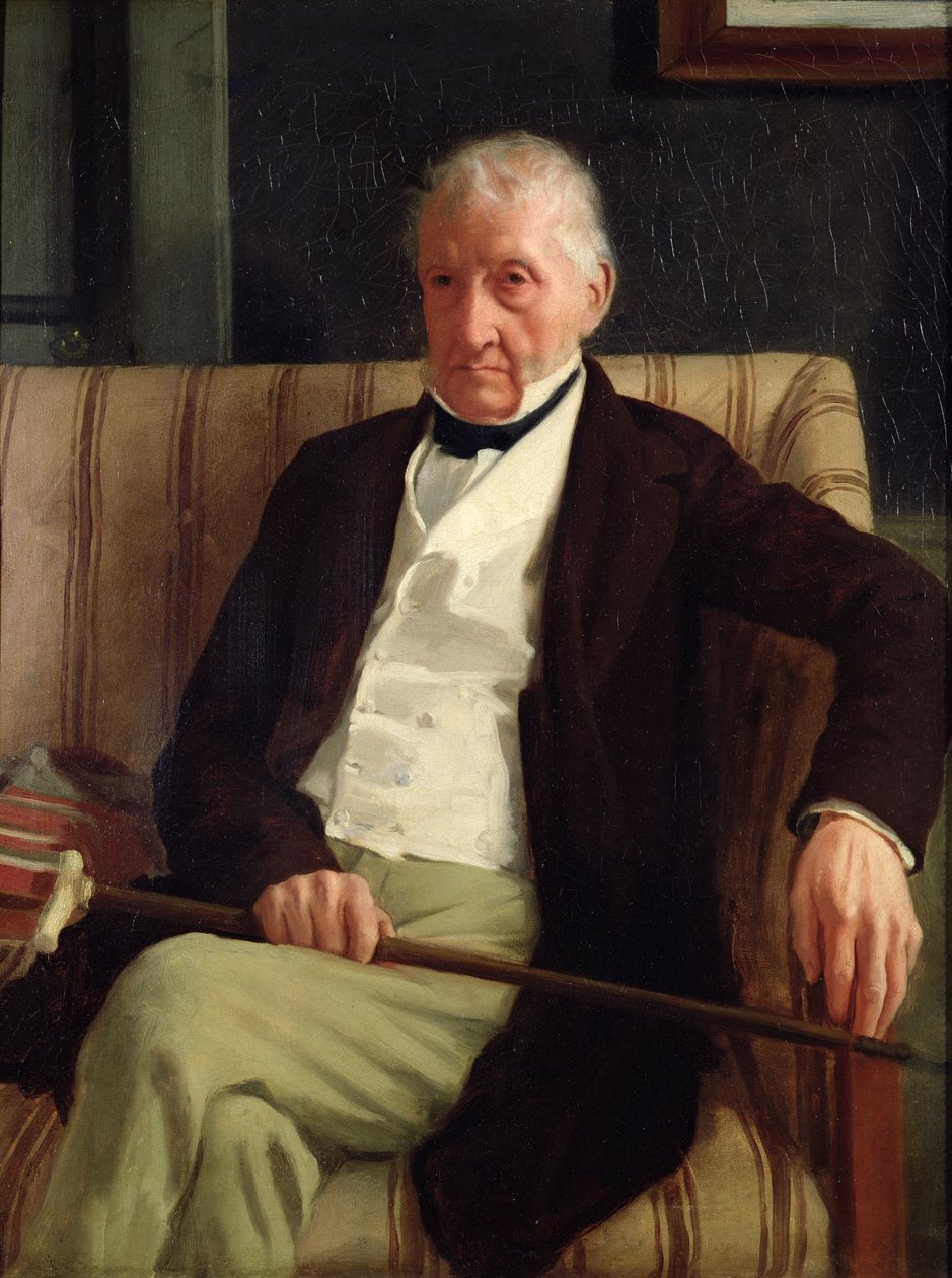 صورة لهيلير ديغاس (1770-1858) ، جد الفنان ، 1857 بواسطة إدغار ديغا