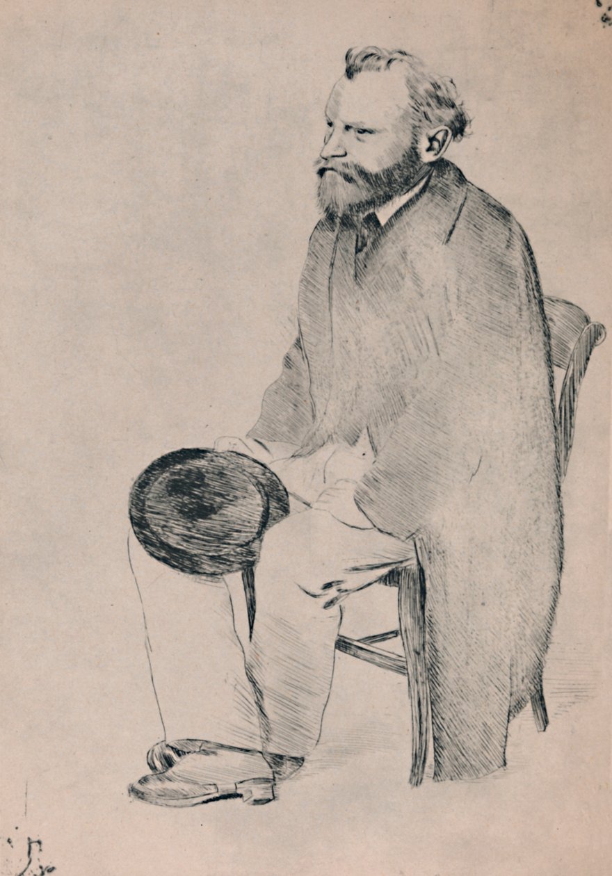 صورة لمانيت جالس ، c.1865 ، 1946. بواسطة إدغار ديغا
