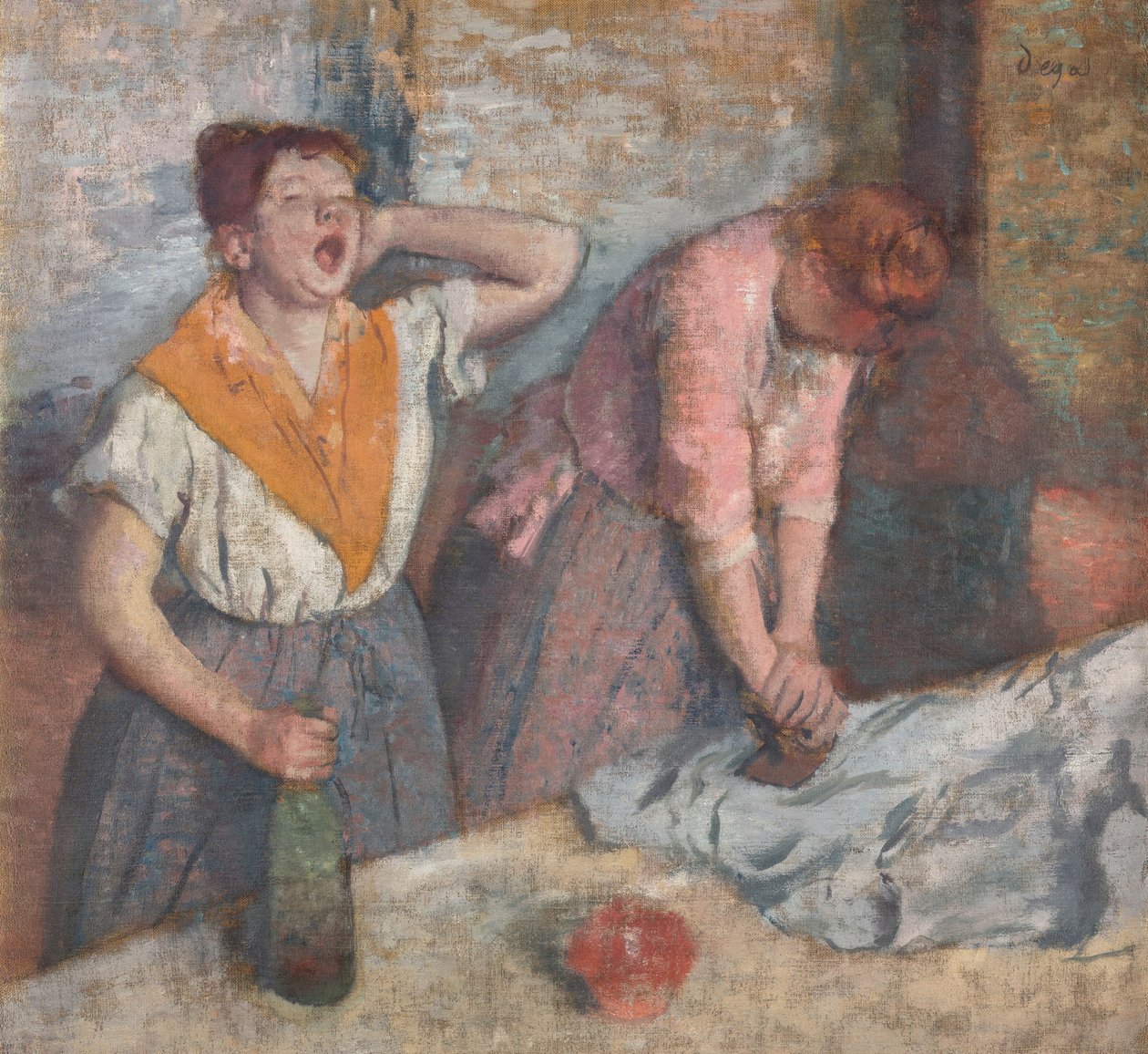 Repasseuses The Ironers ، حوالي 1884-1886. بواسطة إدغار ديغا