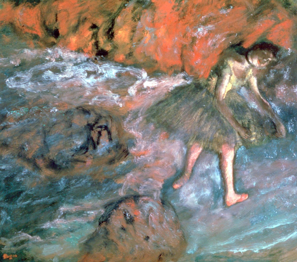 راقصة الباليه الروسية ، 1880 بواسطة إدغار ديغا