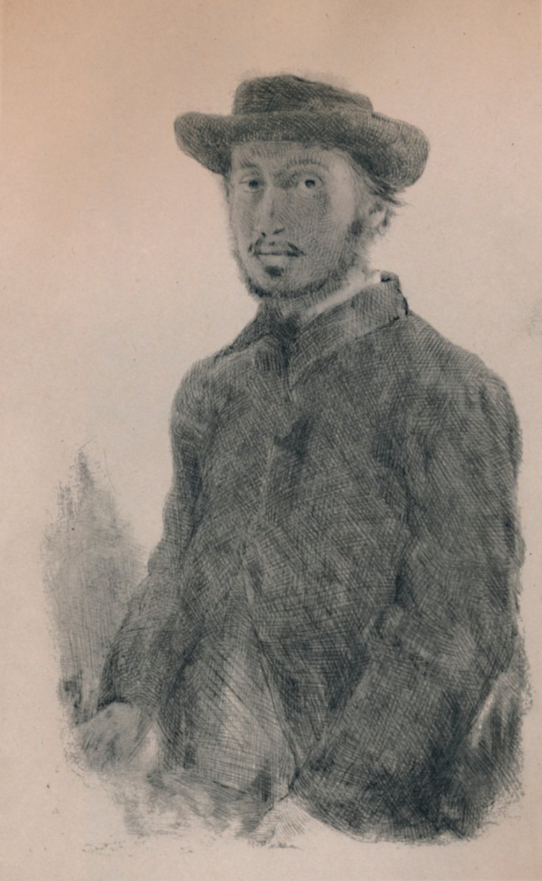 بورتريه ذاتي ، c.1860s ، 1946 بواسطة إدغار ديغا