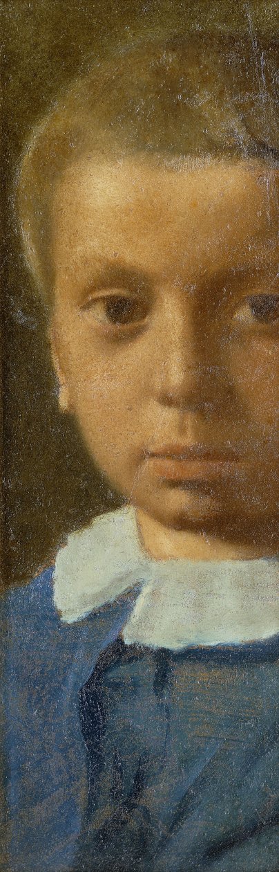 الطفل باللون الأزرق ؛ الطفل باللون الأزرق ، 1853-54 بواسطة إدغار ديغا