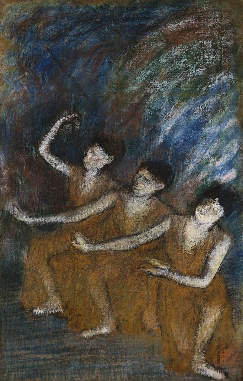 ثلاثة راقصين ، ج .1895-98 بواسطة إدغار ديغا