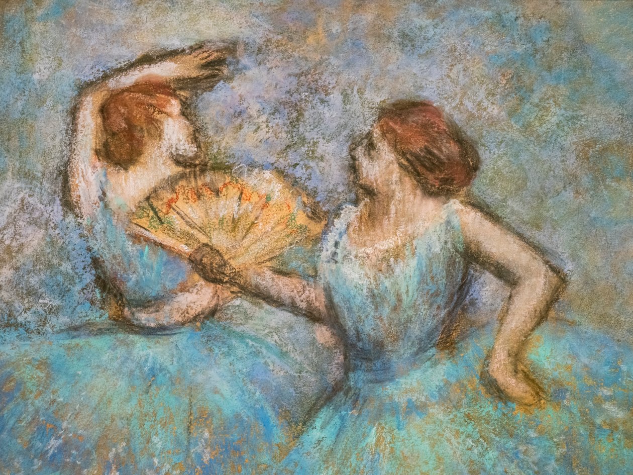راقصان (تفصيل). حوالي عام 1905. باستيل على ورق مقوى. بواسطة إدغار ديغا