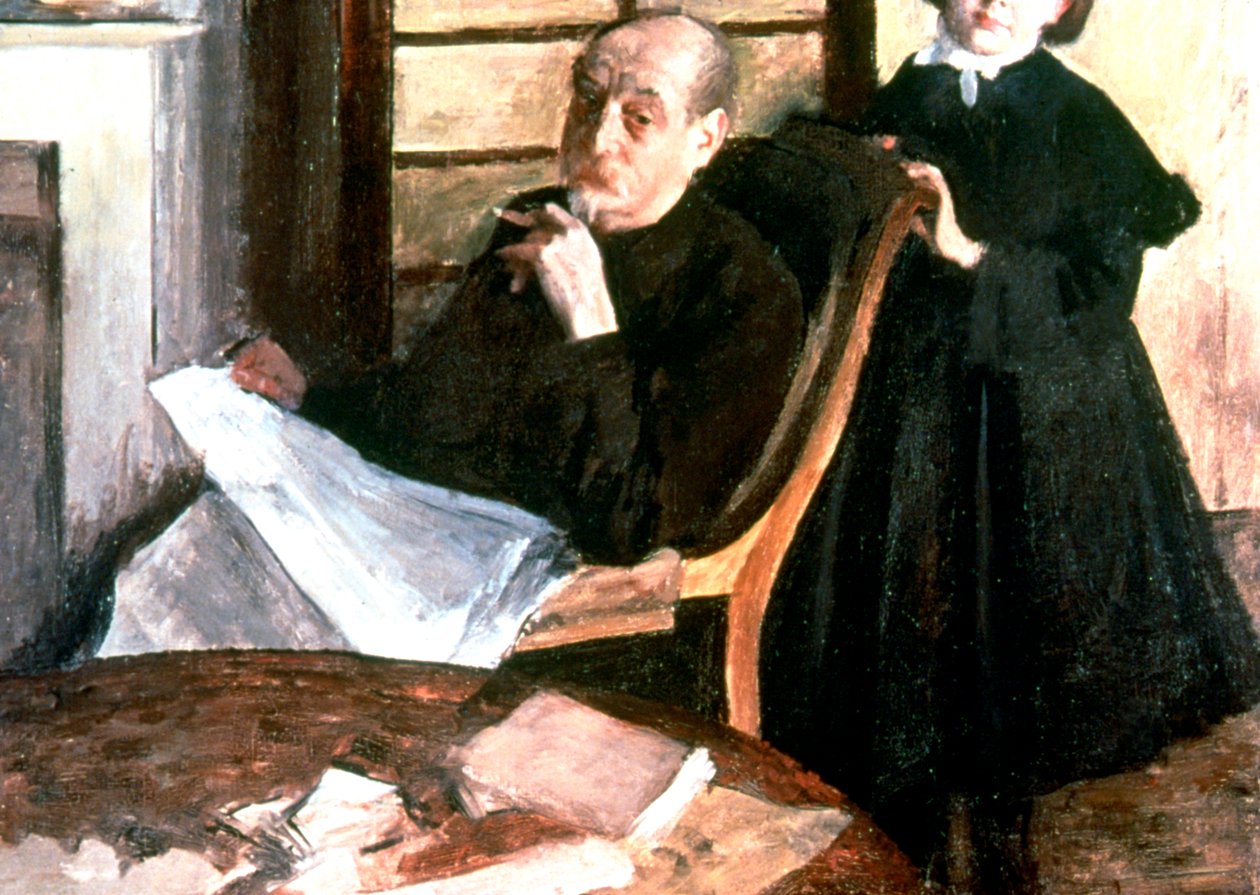 العم وابنة ، c1876 بواسطة إدغار ديغا
