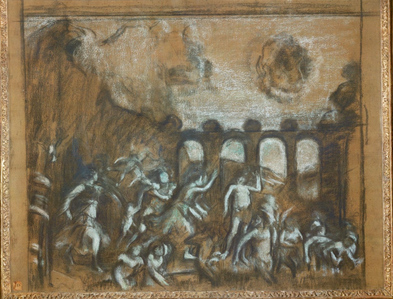 انتصار العقل على الرذائل (باستيل) بواسطة إدغار ديغا