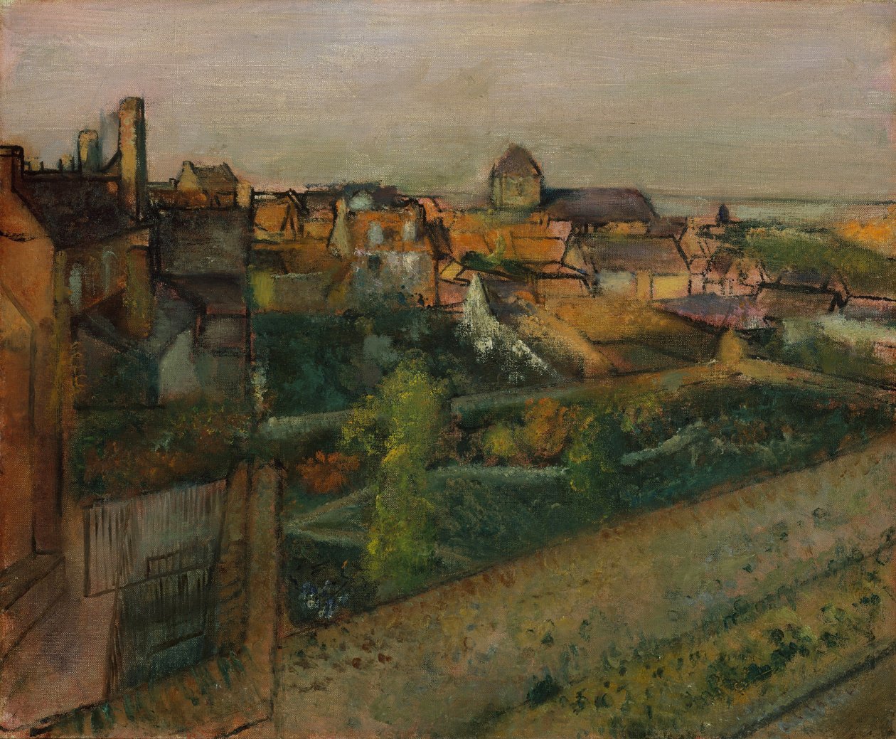 منظر لسان فاليري سور سوم ، 1896-1898 بواسطة إدغار ديغا