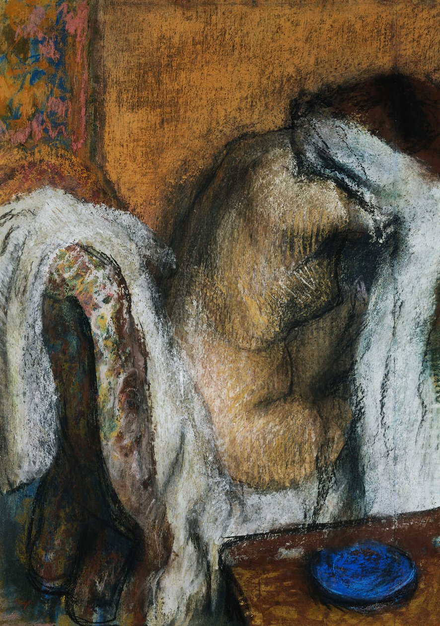 غسل المرأة ؛ Femme a sa Toilette، c.1905-07 بواسطة إدغار ديغا