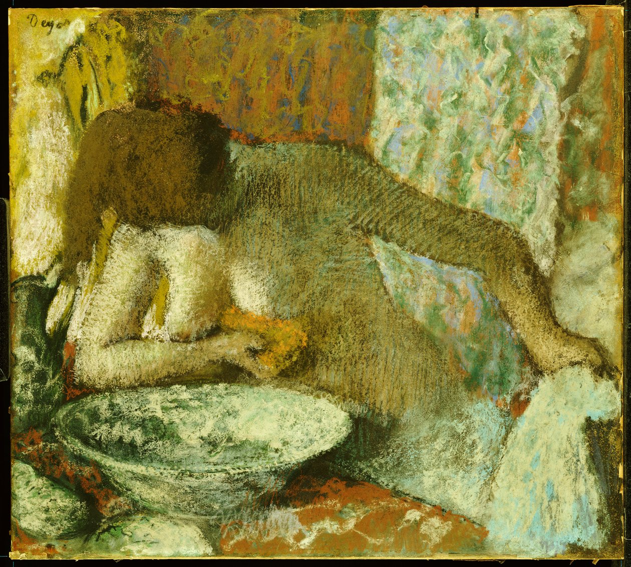 امرأة في مرحاضها ، c.1897 بواسطة إدغار ديغا