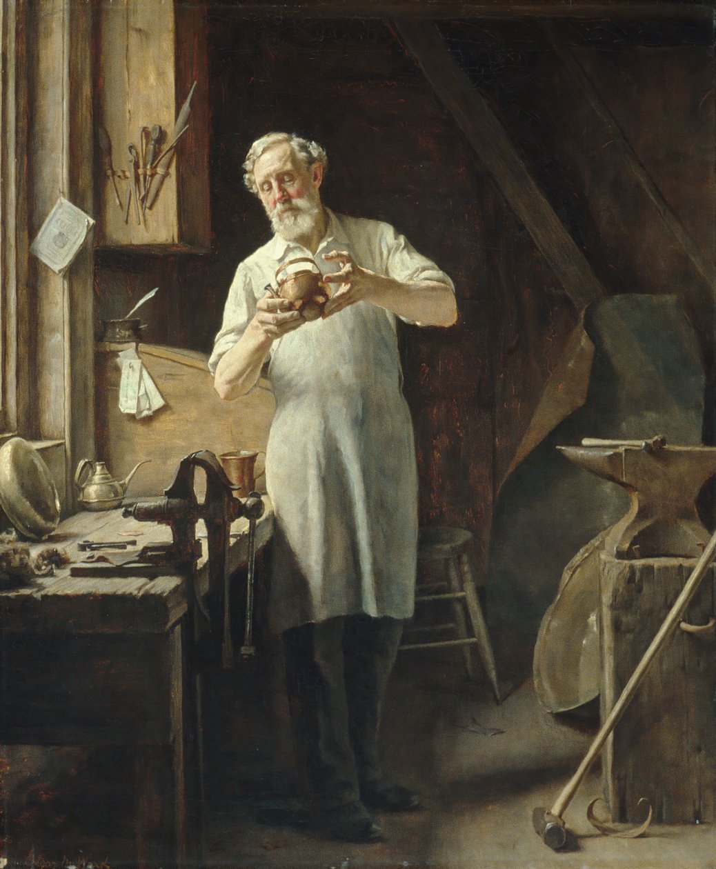 Coppersmith ، كاليفورنيا. 1898. بواسطة إدغار ملفيل وارد