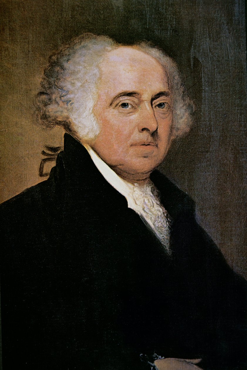 President John Adams (1735-1826) (colour lithograph) بواسطة إدغار باركر