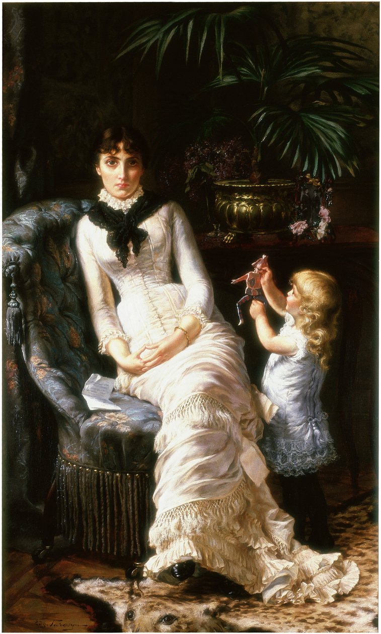 أخبار حزينة ، c.1880-1883 بواسطة إدجار فراسين