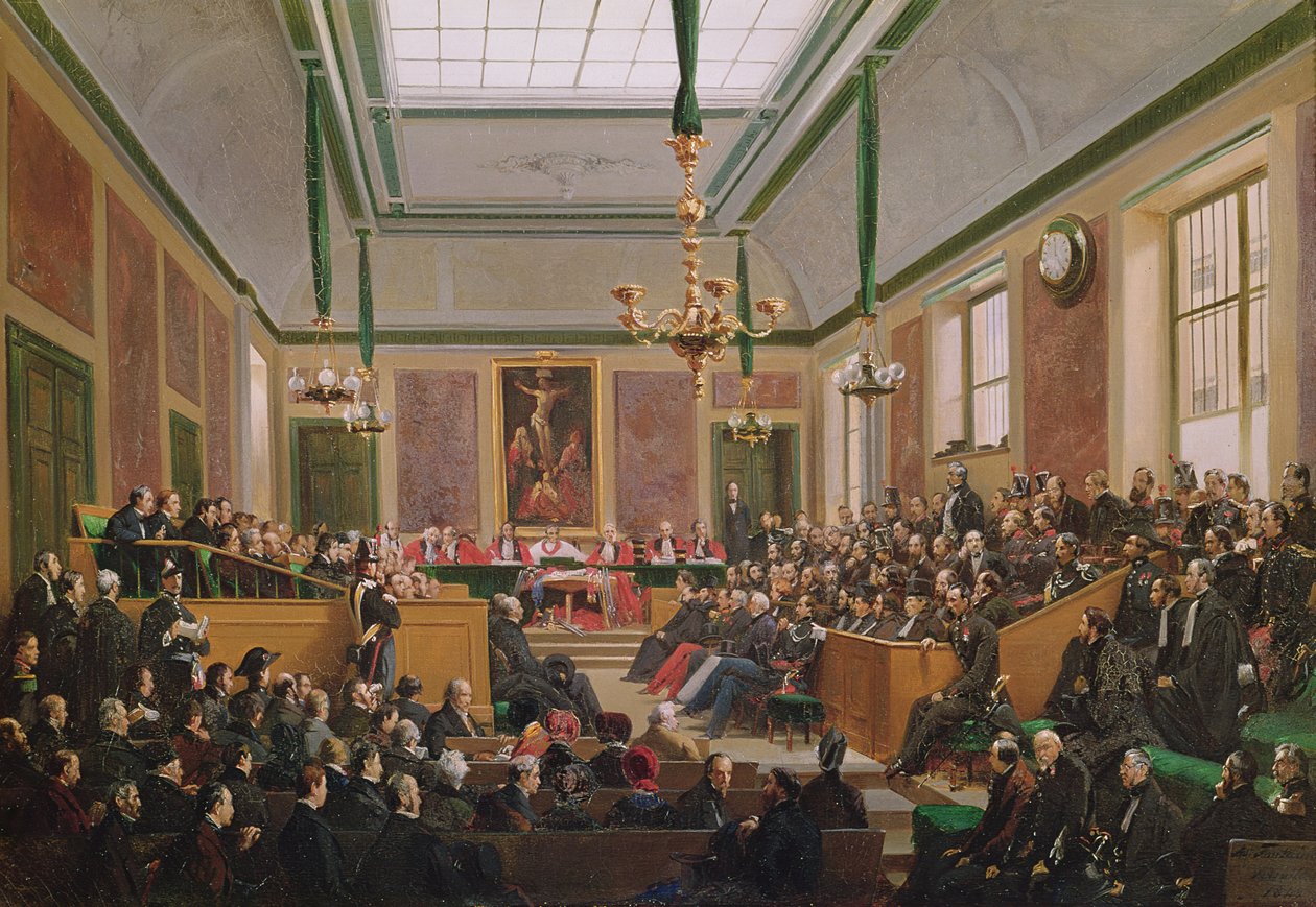 محكمة العدل العليا في فرساي ، 7 مارس 1849 بواسطة Edme Adolphe Fontaine