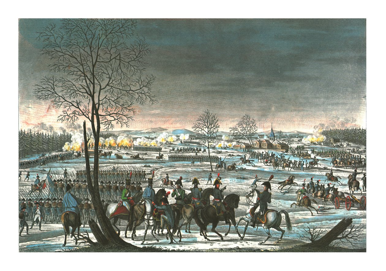 معركة بالقرب من Hohenlinden ، 3 ديسمبر 1800 ، c1850. بواسطة إدمي بوفينيت