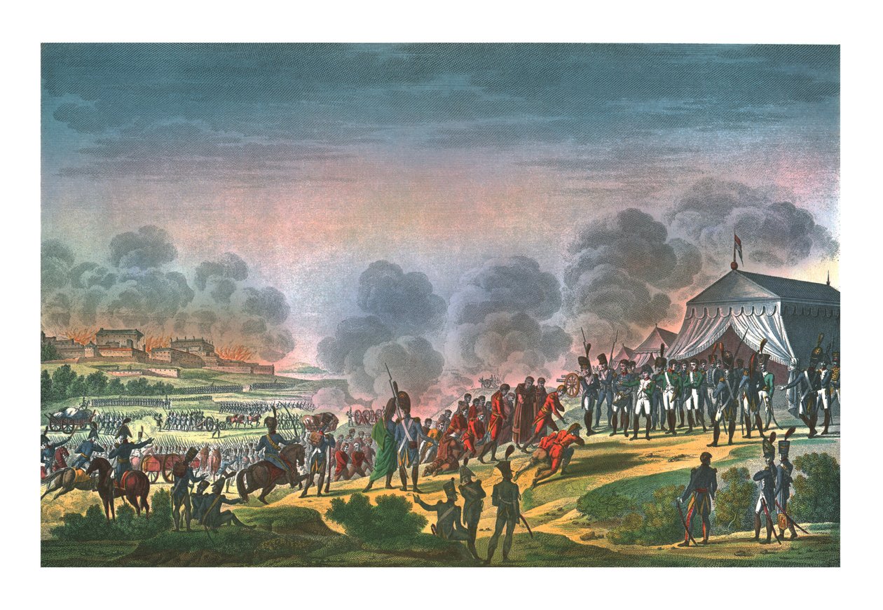 قصف مدريد ، 4 ديسمبر 1808 ، c1850. بواسطة إدمي بوفينيت