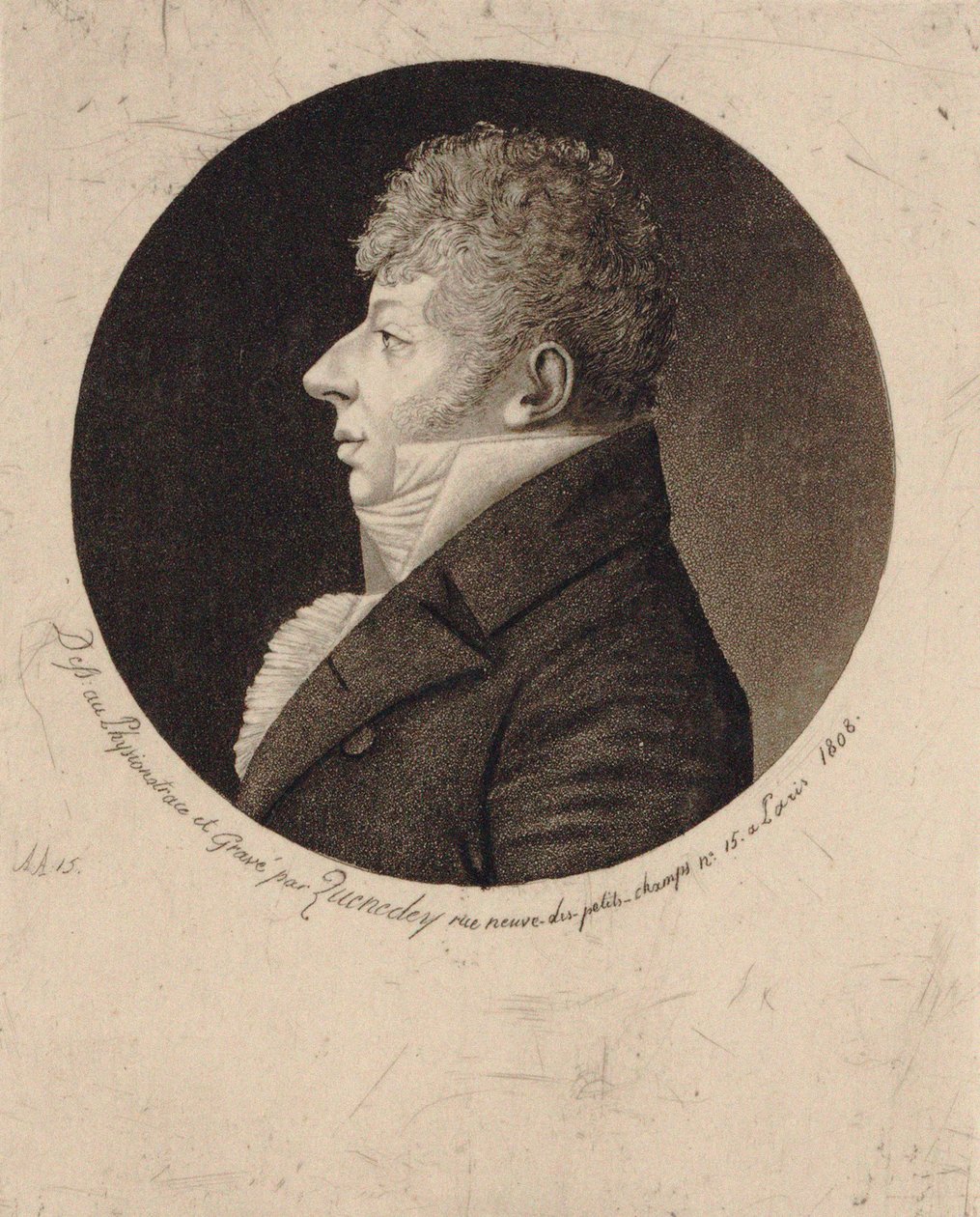 صورة عازف الكمان والملحن جان نيكولاس أوغست كروتزر 1778-1832 ، 1808. بواسطة إيدمي كوينيدي