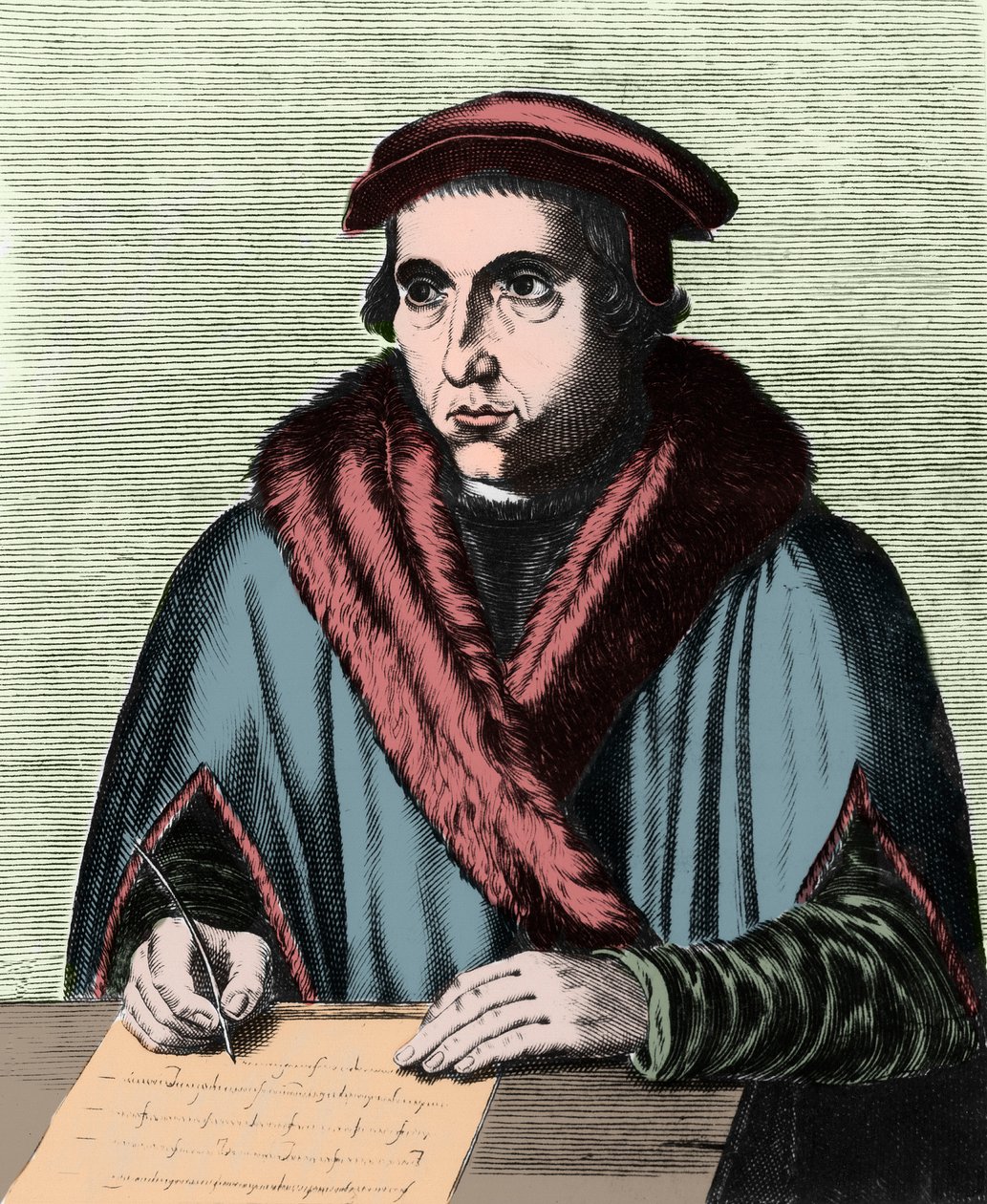 صورة لخوان لويس فيفيس ، إنساني إسباني وفيلسوف (1492-1540). بواسطة Edme de Boulonois