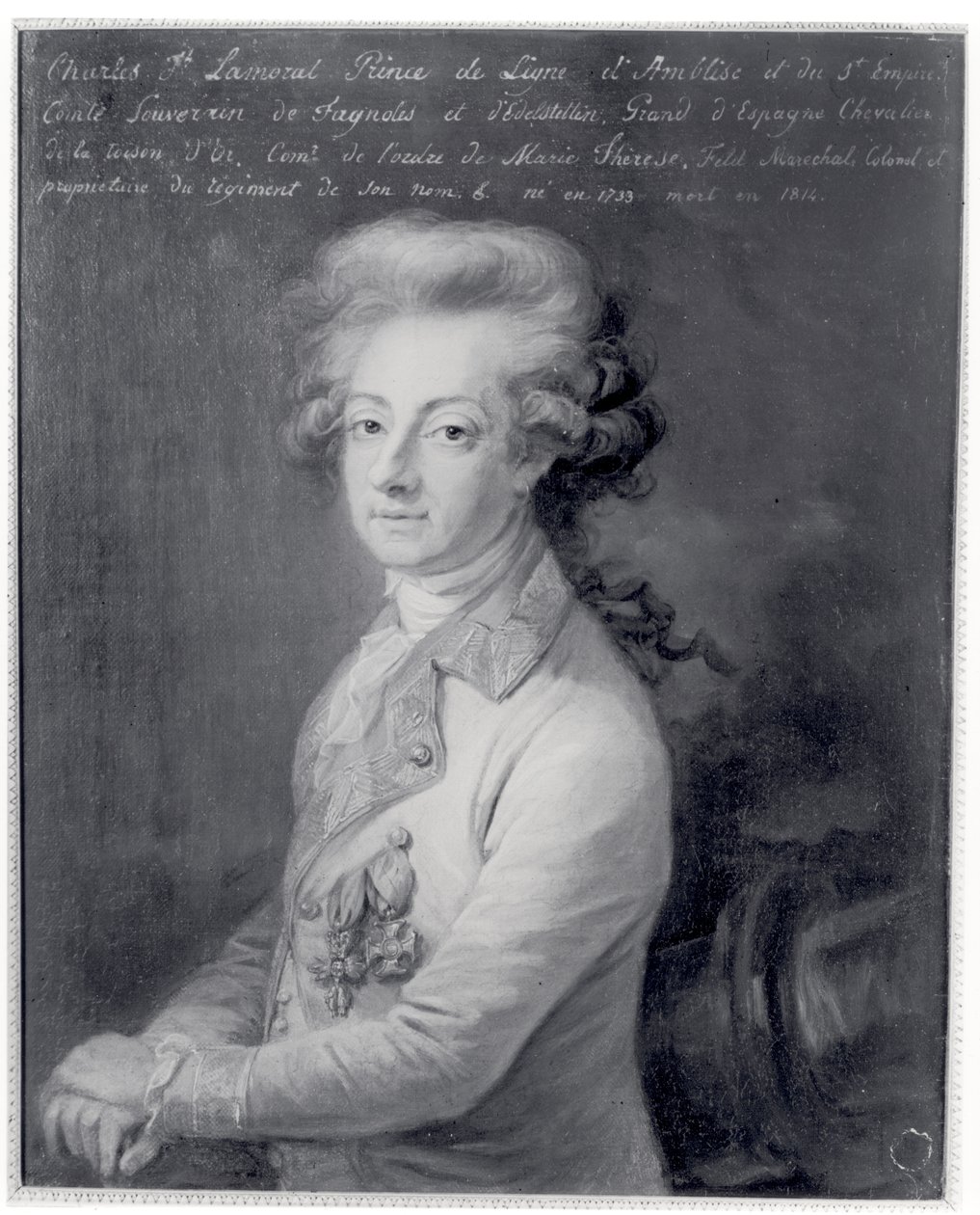 صورة المارشال تشارلز جوزيف (1735-1814) أمير لين بواسطة Edmond Leclerq