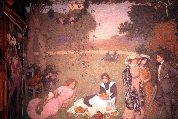غداء على العشب بواسطة إدموند فرانسوا أمان جان