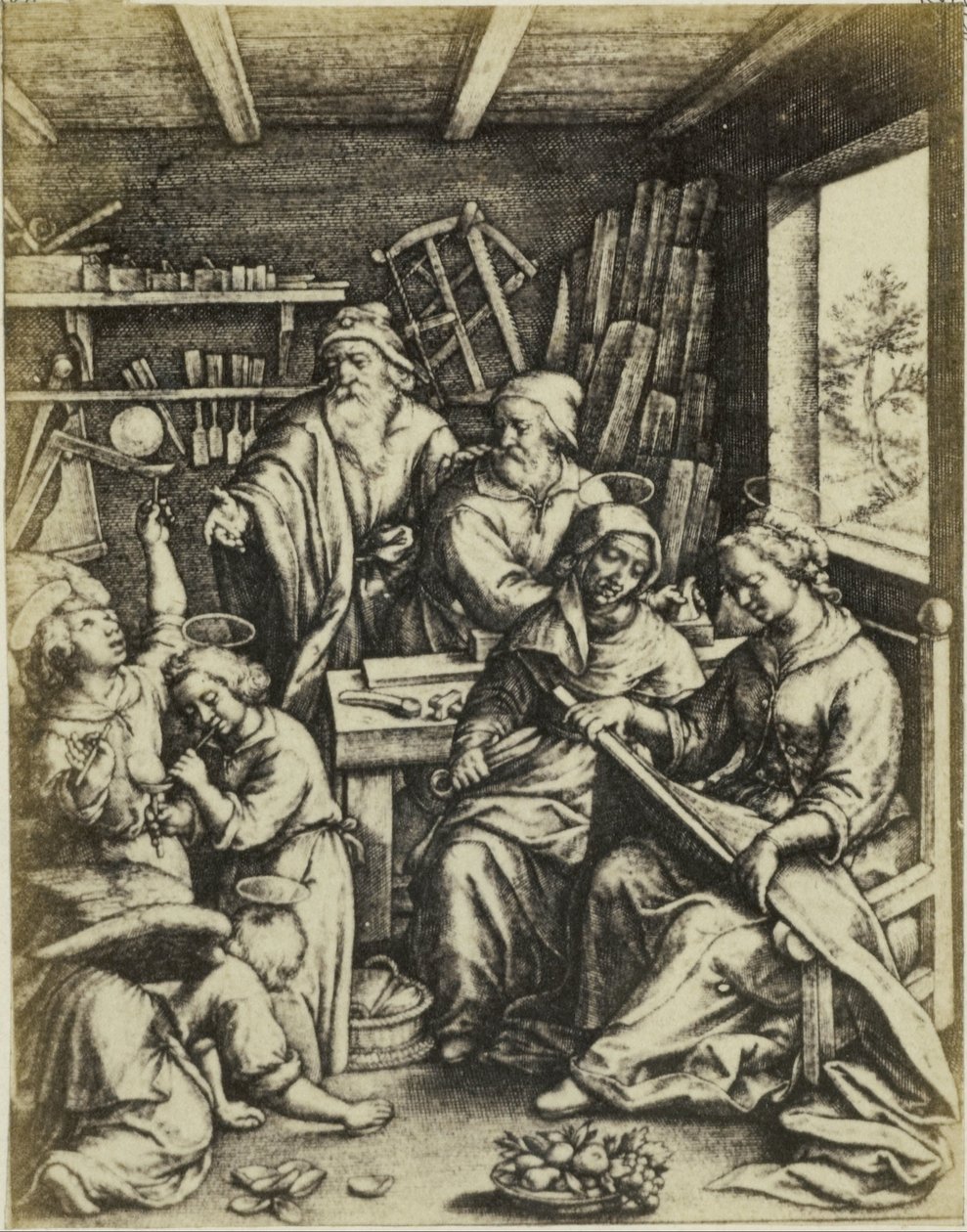 Fotoreproductie van de gravure صابون فقاعات الباب هيرونيموس ويريكس فقاعات الصابون (العنوان على الكائن) بواسطة ادمون فيرلانتس