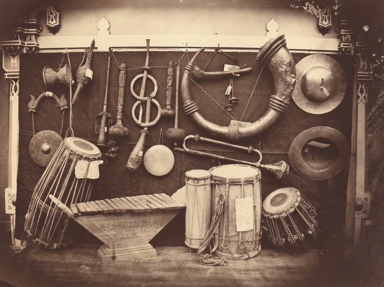 لا تزال الحياة من الآلات الموسيقية ، ج. 1863. بواسطة إدموند ليبل