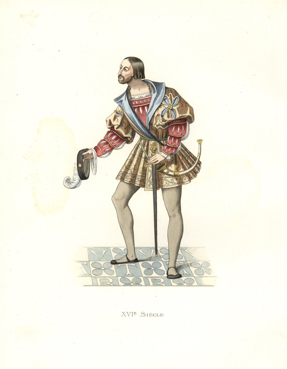 Courtier to Francis I (1494-1547) بواسطة ادمون ليتشيفالييه شيفينارد