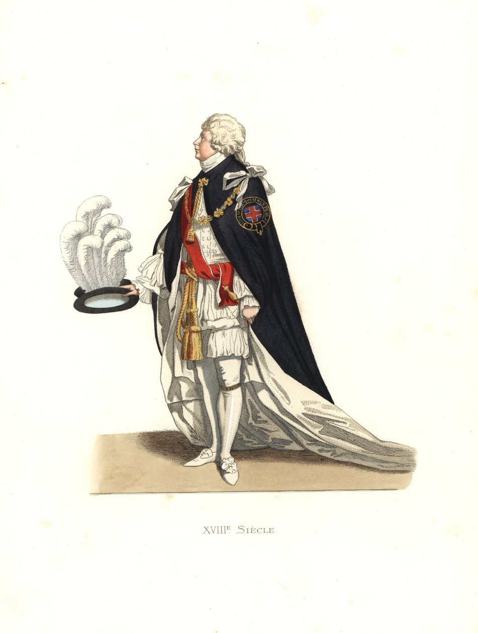 George Frederic Auguste, Prince of Wales, England بواسطة ادمون ليتشيفالييه شيفينارد