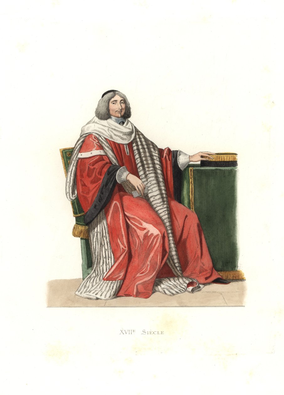 جان أنطوان دي ميسيز ، Seigneur of Irval ، كونت Avaux ، من لوحة لفيليب دي شامبين بواسطة ادمون ليتشيفالييه شيفينارد