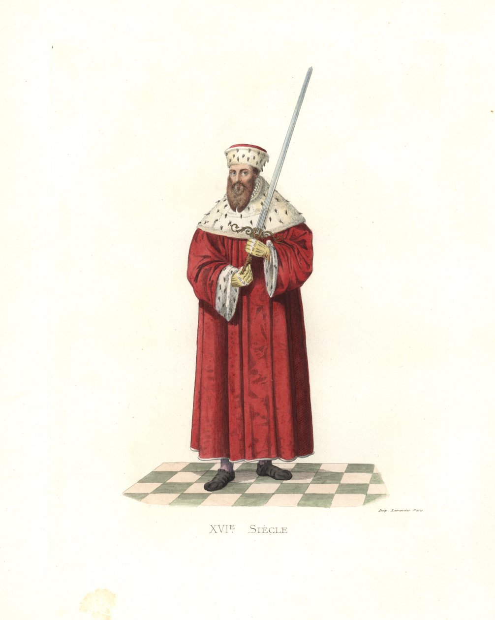 موريس الشجاع ، ناخب ساكسونيا (1521-1553) بواسطة ادمون ليتشيفالييه شيفينارد