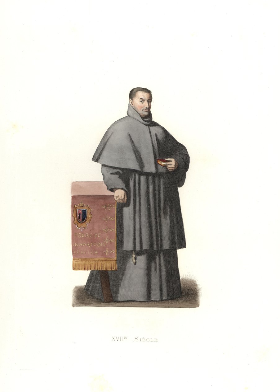 Pedro de Urbina, archbishop of Seville, Spain بواسطة ادمون ليتشيفالييه شيفينارد