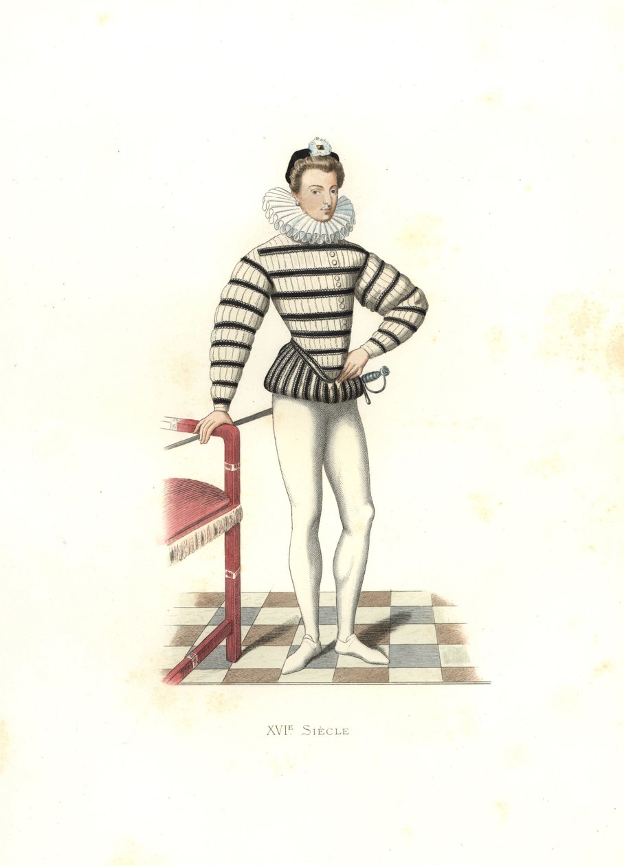 Portrait of Saint-Megrin, France بواسطة ادمون ليتشيفالييه شيفينارد