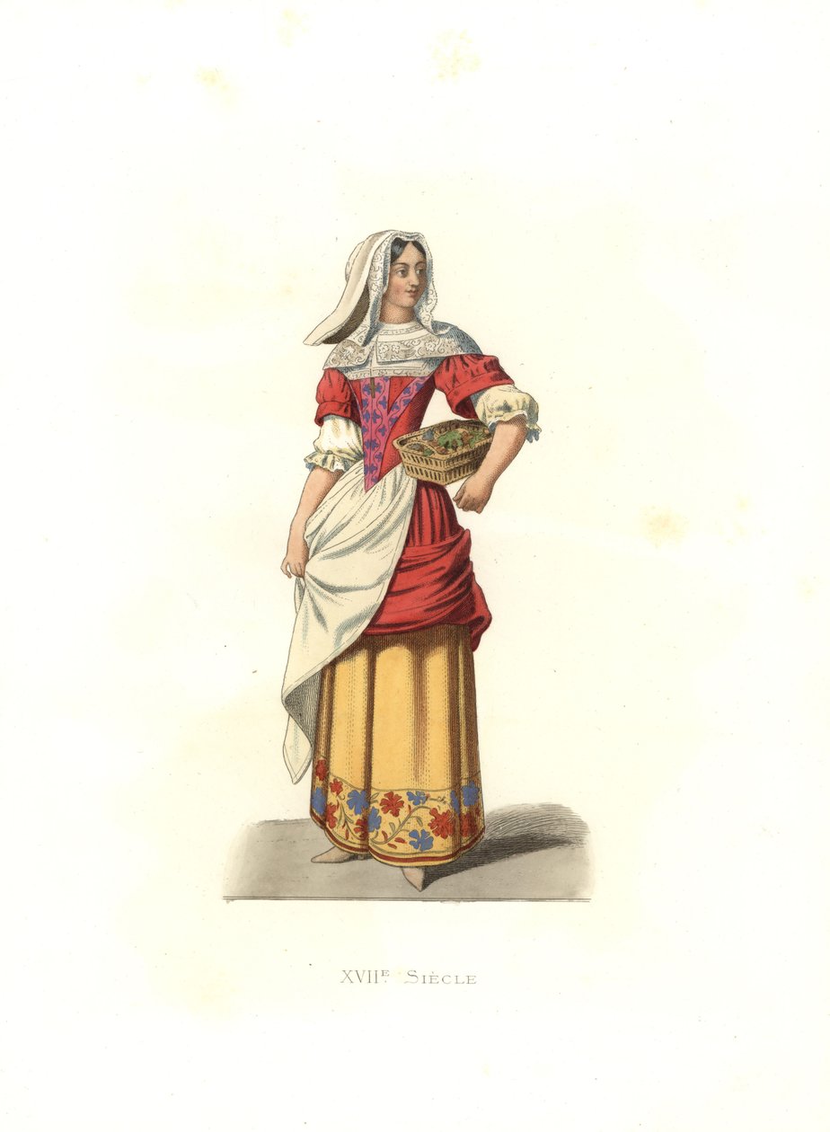 Peasant woman, France بواسطة ادمون ليتشيفالييه شيفينارد
