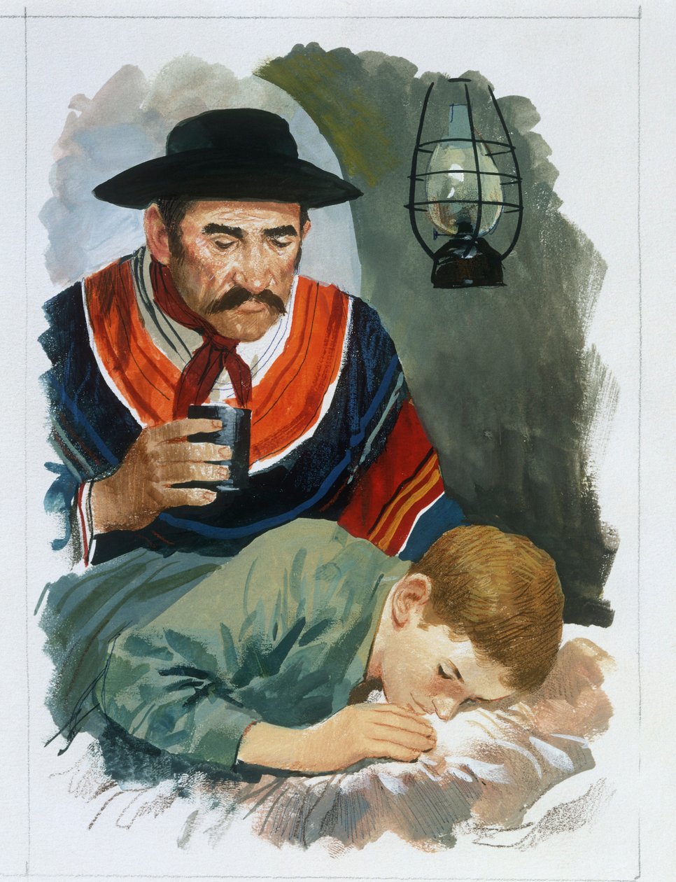 من جبال الأبينيني إلى جبال الأنديز من "القلب" بقلم إدموندو دي أميسيس (1846-1908) ، رسم بواسطة ادموندو دي أميسيس