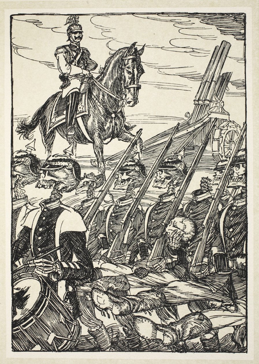 Hail Kaiser ، جنرال موريتيو ، التحية الميتة ، من حانة القيصر إدموند ج. سوليفان ، حانة. 1916 بواسطة ادموند جوزيف سوليفان