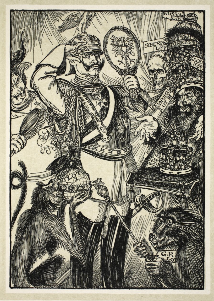 Pour les Beaux Yeux du Kaiser ، صورة توضيحية من The Kaiser&39;s Garland بقلم إدموند ج. سوليفان ، حانة. 1916 بواسطة ادموند جوزيف سوليفان