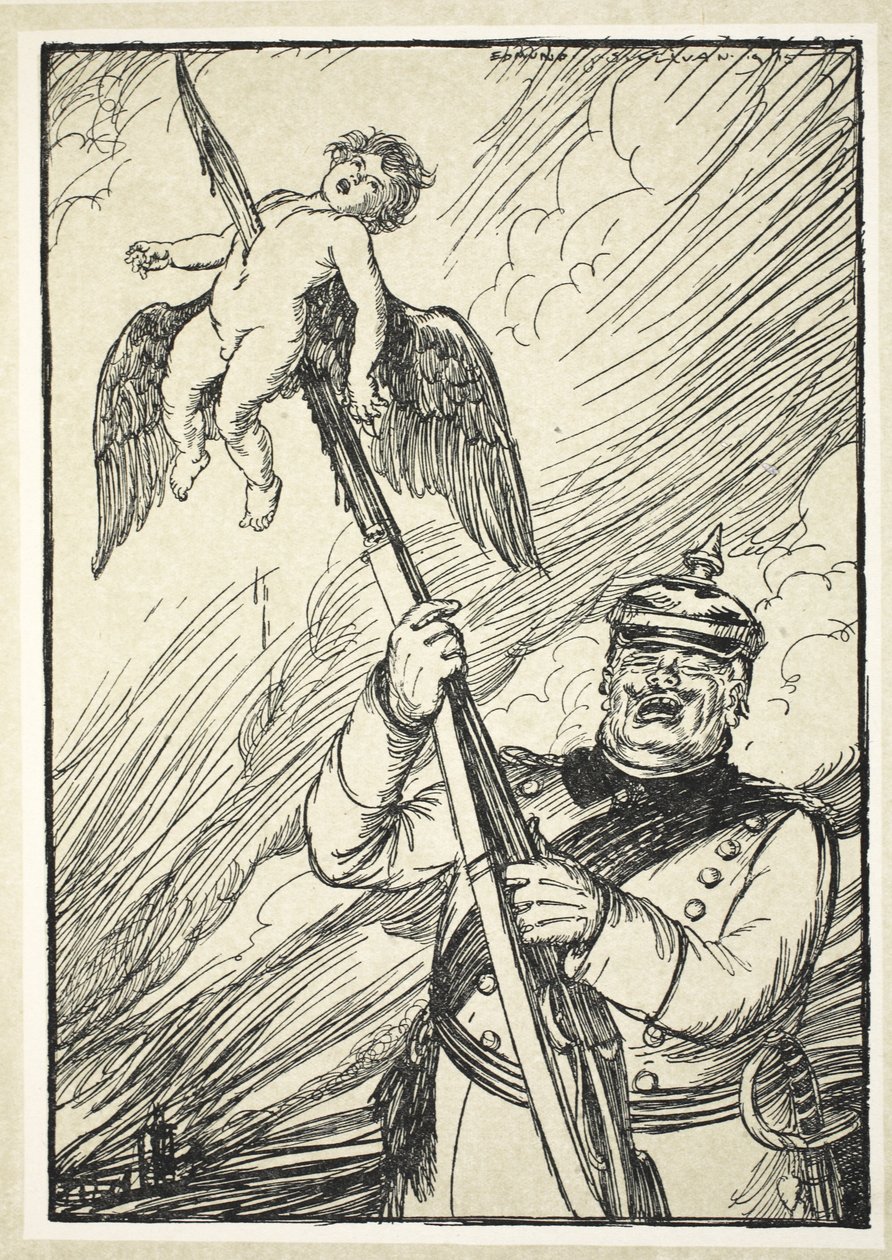 الألماني اللطيف ، رسم توضيحي من جارلاند القيصر بقلم إدموند ج. سوليفان ، حانة. 1916 بواسطة ادموند جوزيف سوليفان