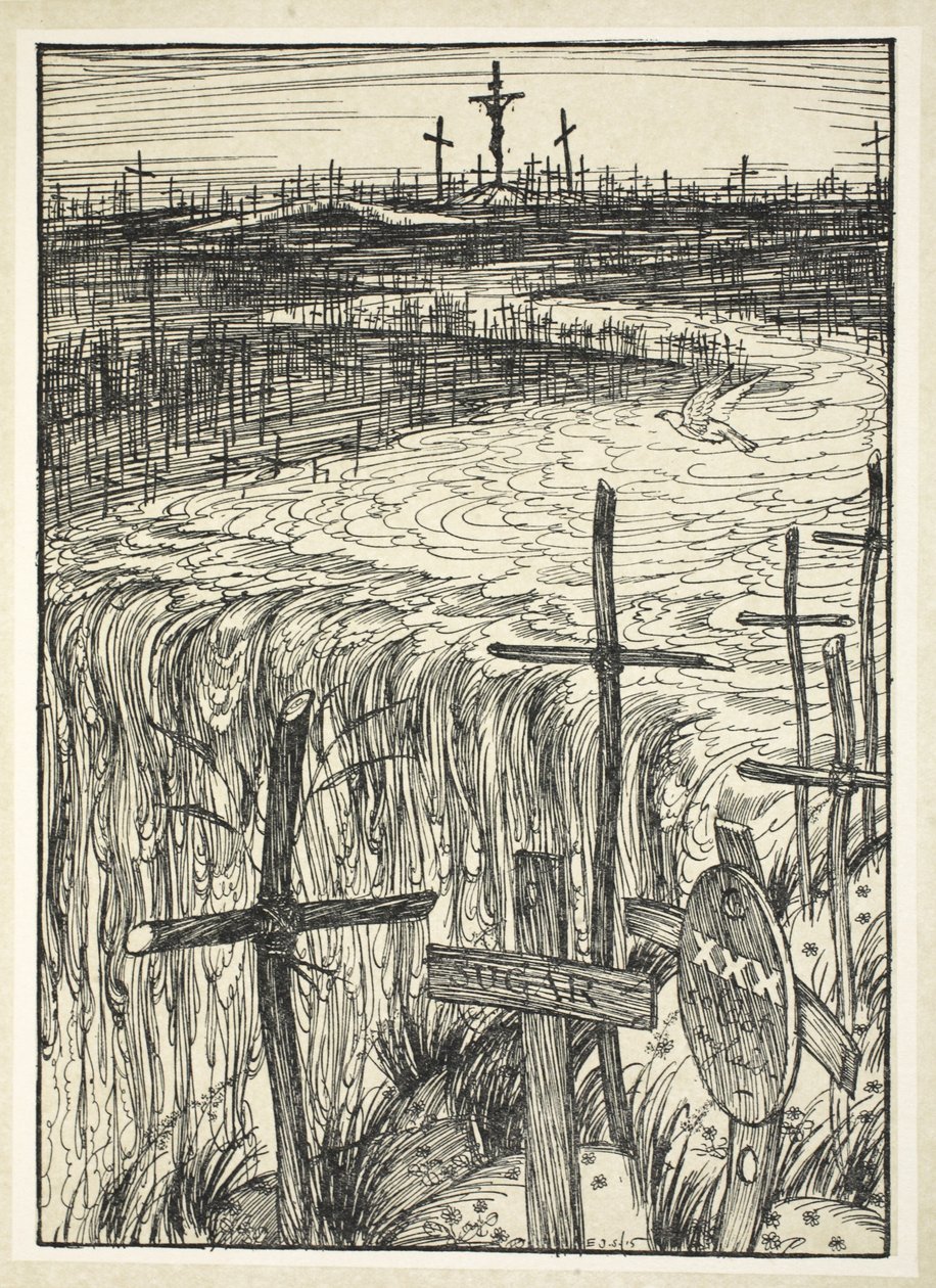 النياجرا الحمراء ، رسم توضيحي من جارلاند القيصر بقلم إدموند ج.سوليفان ، حانة. 1916 بواسطة ادموند جوزيف سوليفان