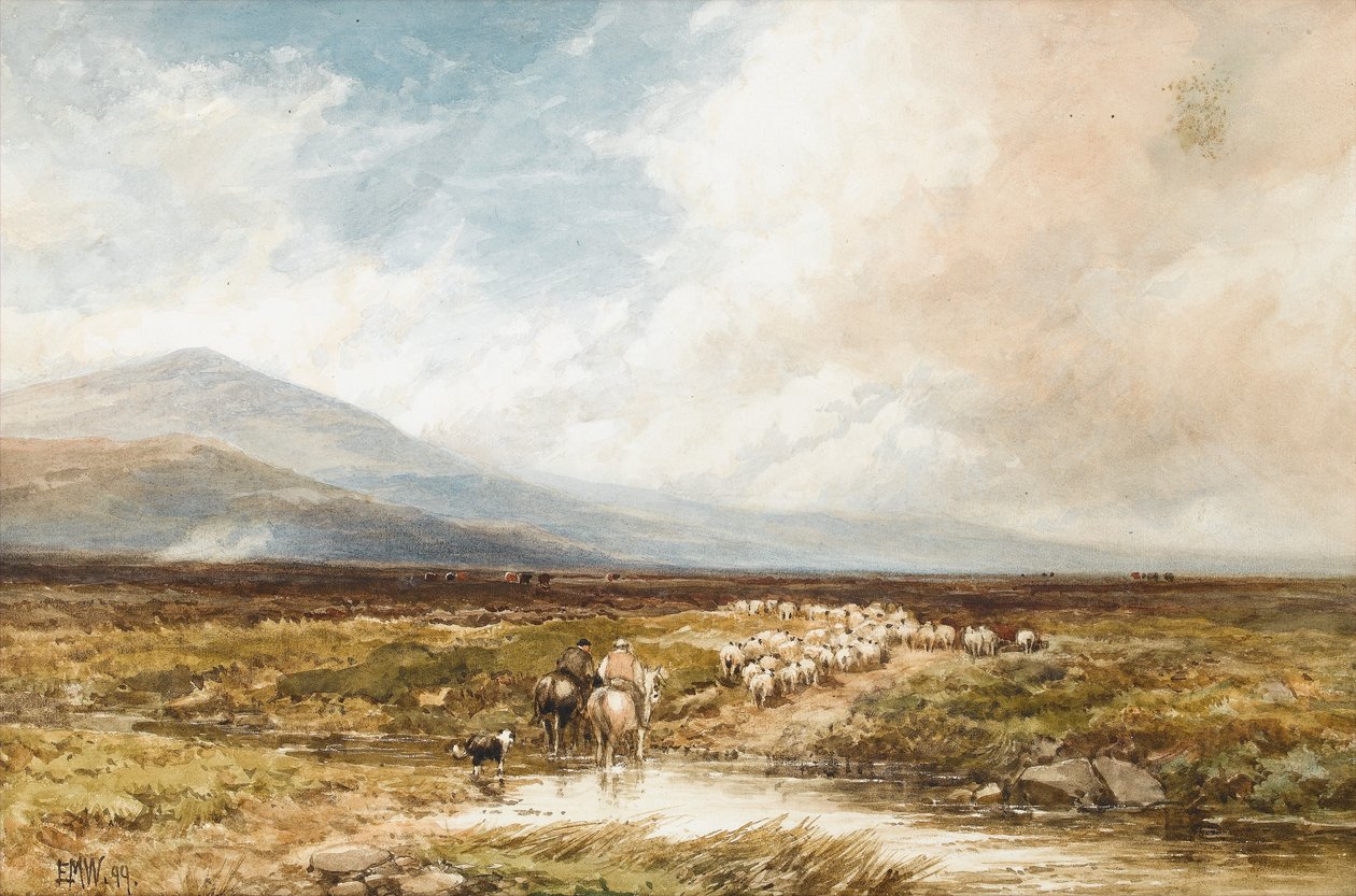 تافي كليف ، دارتمور ، 1899 (مرحاض على ورق) بواسطة إدموند موريسون ويمبيريس