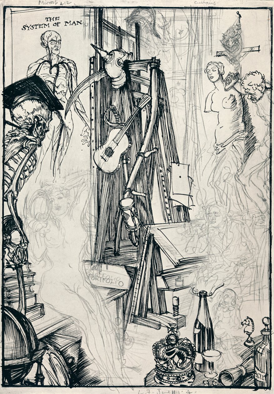 رسام الكاريكاتير - المرحلة الرابعة ، c1920 بواسطة ادموند جوزيف سوليفان