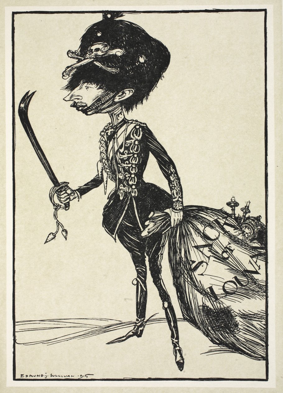 أمل Hohenzollern ("السيف الألماني الجيد") ، توضيح من جارلاند القيصر بقلم إدموند ج. سوليفان ، الحانة. 1916 بواسطة ادموند جوزيف سوليفان
