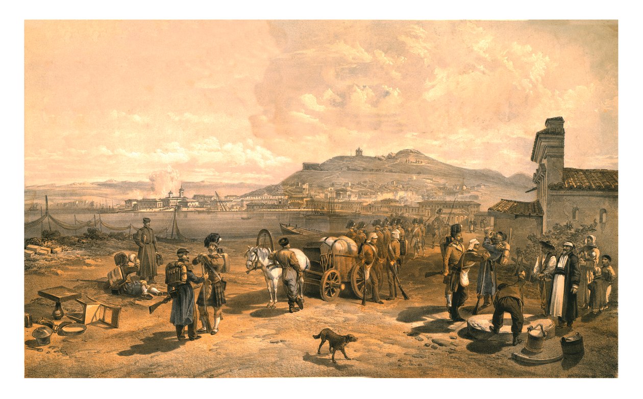 Kertch من الشمال ، 1855. بواسطة إدموند ووكر