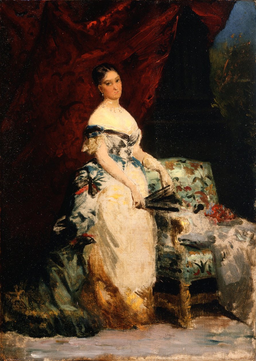 صورة للأميرة برانكاسيو ماسيمو ، 1860-1870 بواسطة إدوارد لويس دوبوف