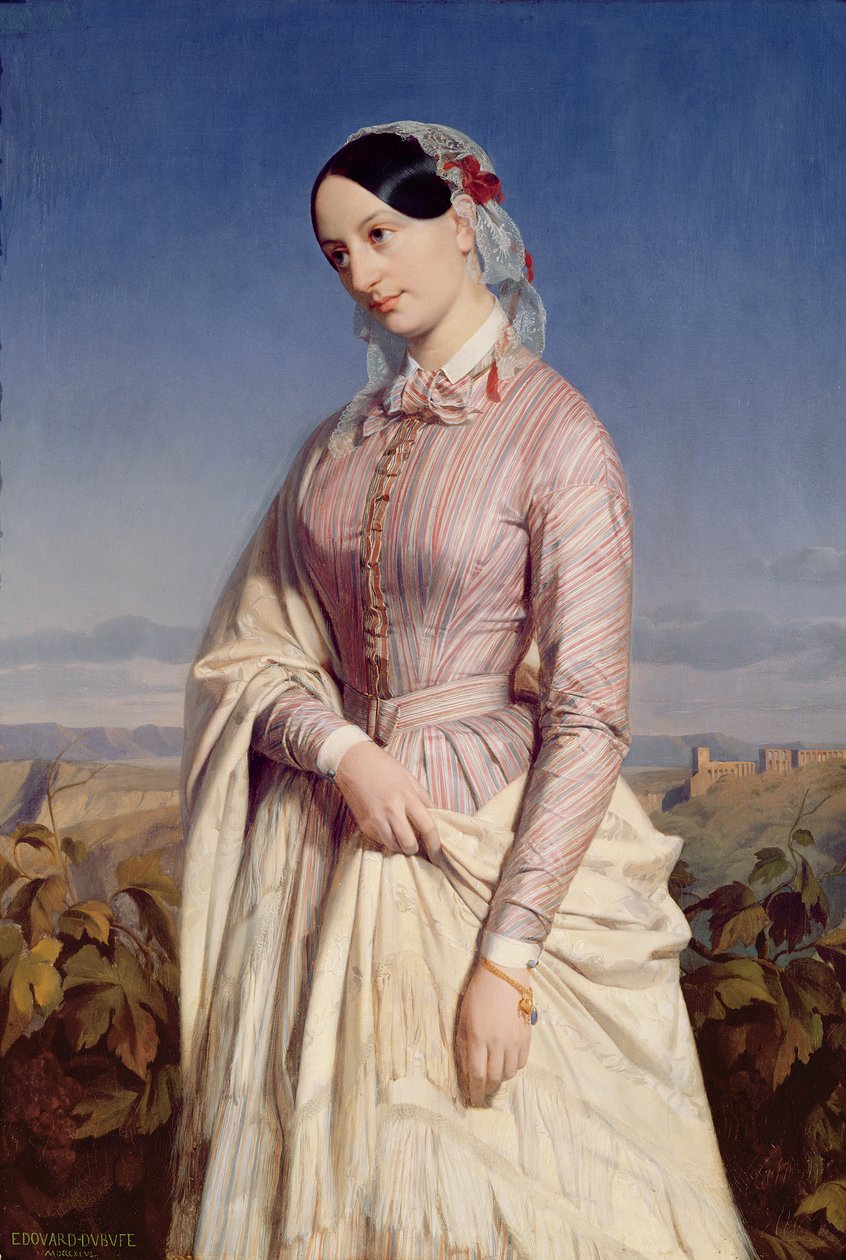 صورة لامرأة ، c.1846 بواسطة إدوارد لويس دوبوف