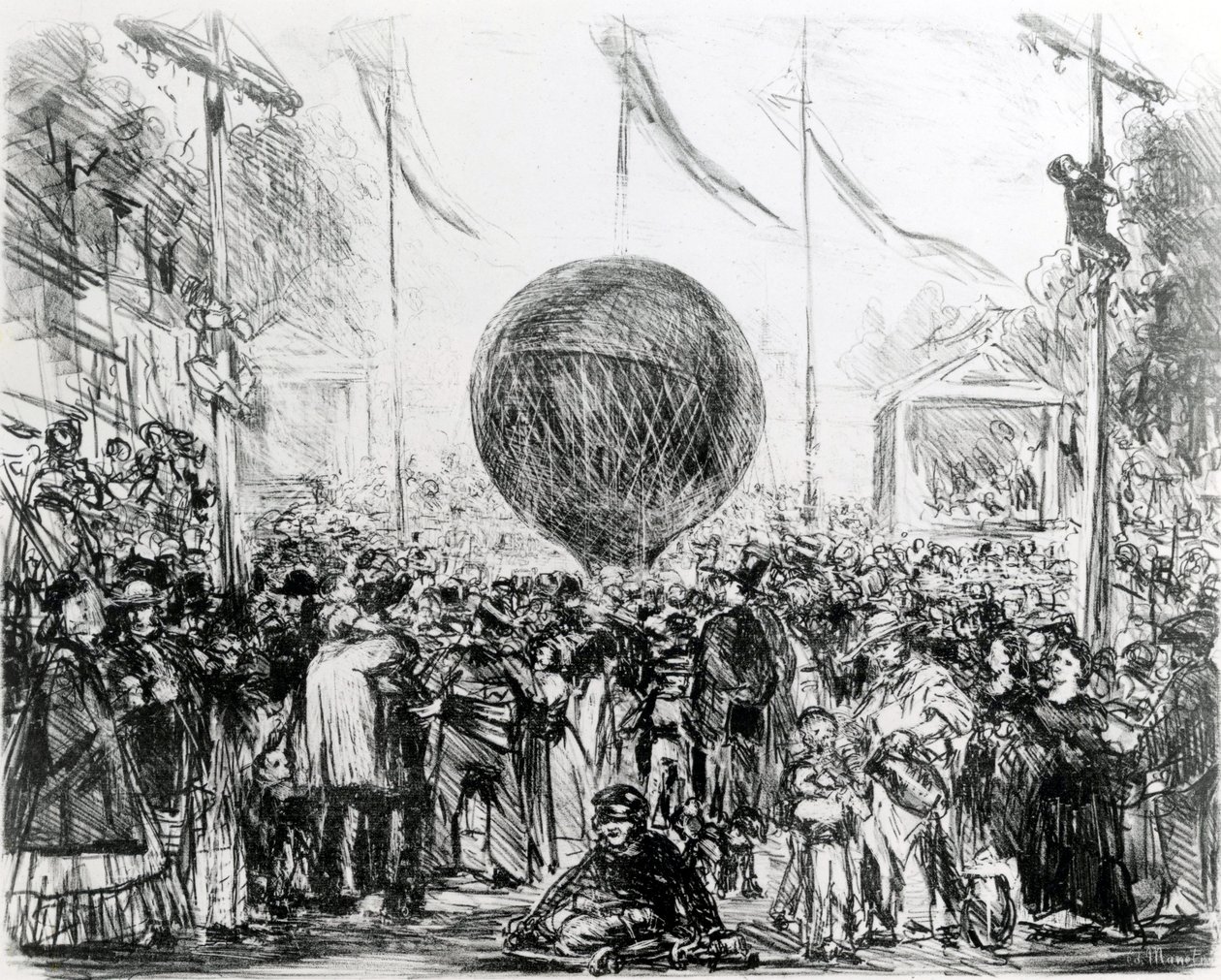 البالون ، 1862 بواسطة إدوارد مانيه