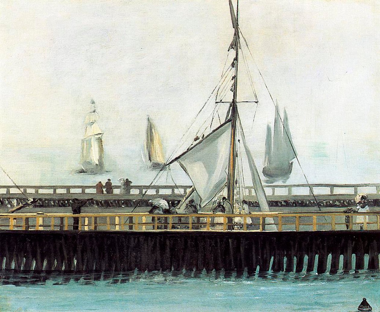 الرصيف في بولون ، 1869 بواسطة إدوارد مانيه