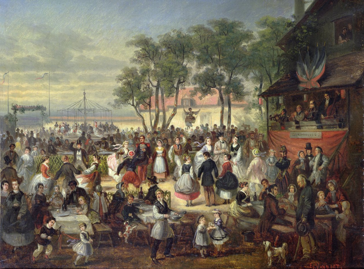 حفلة في Saint-Cloud c.1860 بواسطة إدوارد فومورت
