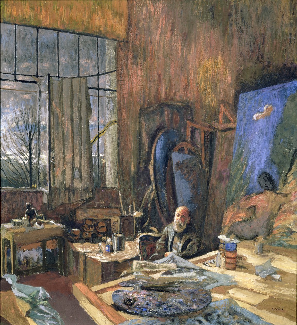 صورة كير كزافييه روسيل (1867-1944) 1935 بواسطة إدوارد فويلارد