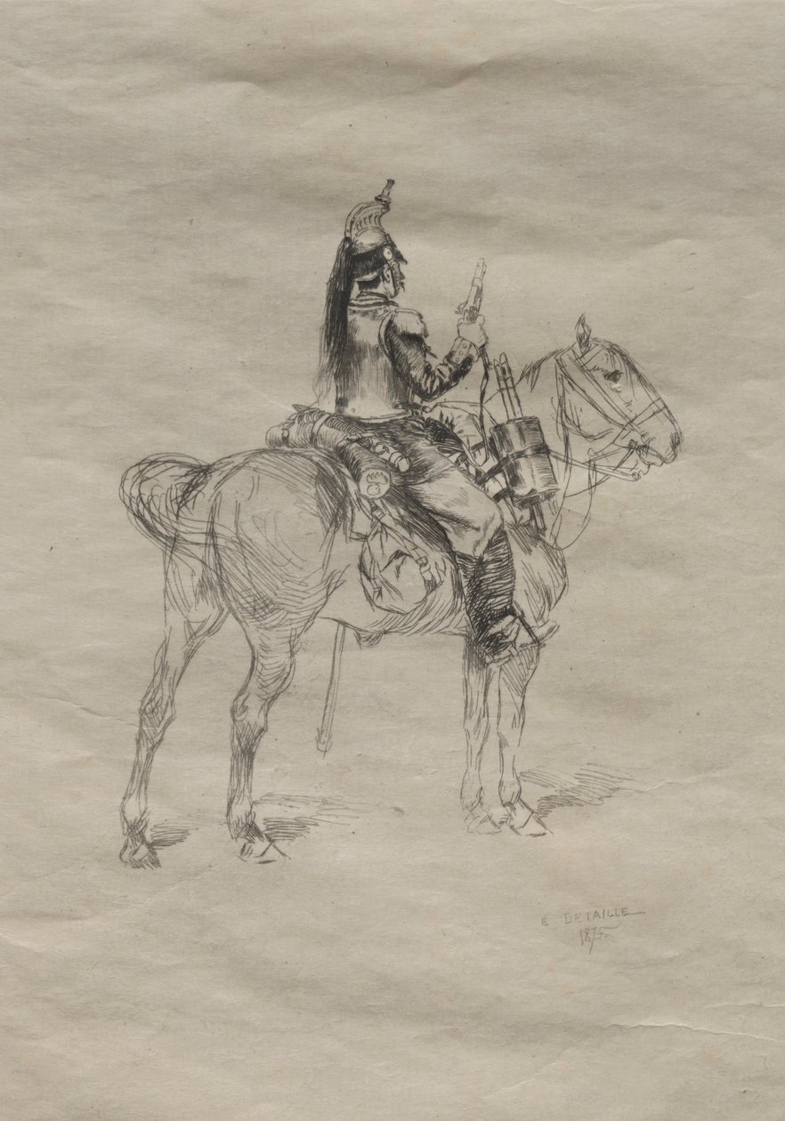 الفرسان 1875. بواسطة جان بابتيست إدوارد التفاصيل
