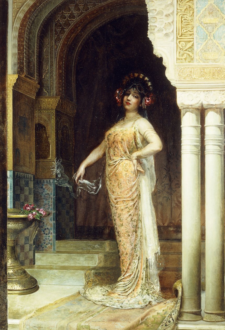 الأوداليسك ؛ L "Odalisque ، بواسطة إدوارد فريدريك ويلهلم ريختر