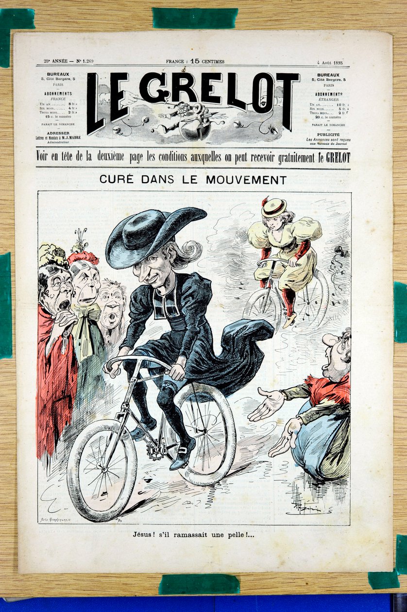 غلاف "" Le Grelot "" ، رقم 1269 ، Satirique en Colors بواسطة إدوارد غيلومين بيبين